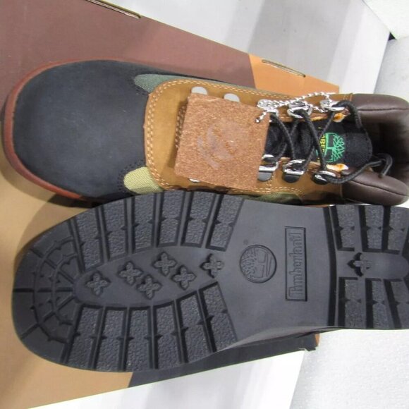 NEW TIMBERLAND x Jimmy Jazz LIMITED Mid Field Black Nubuck/Brown Boots - Size 5 - Picture 4 of 5